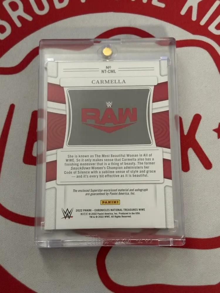 2022 National Treasures Carmella Patch Autograph 3/10