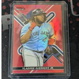 2022 Topps Finest Red Refractor Vladimir Guerrero Jr.  5/5 - Toronto Blue Jays c-56
