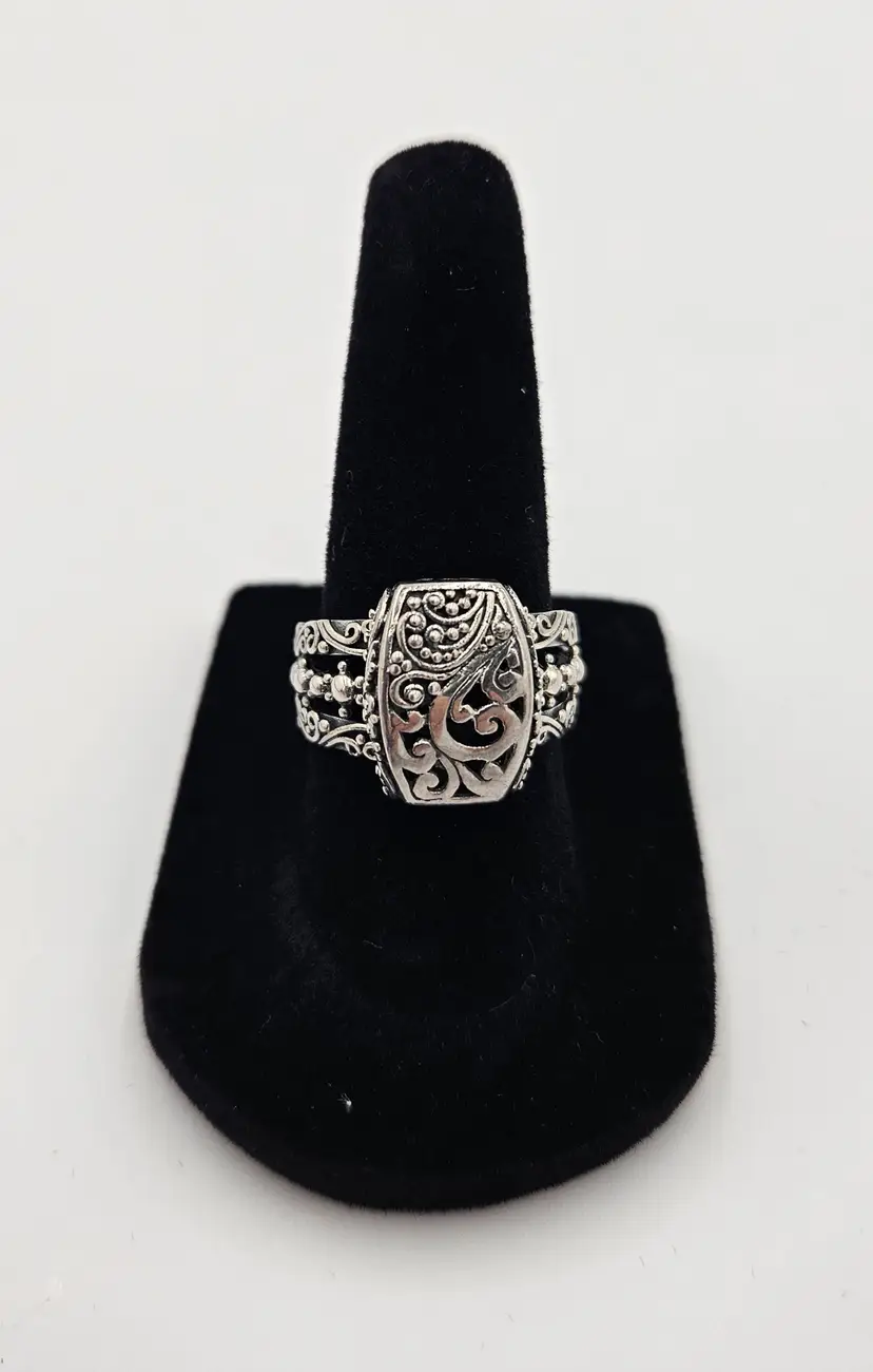 Sarda 925 Filigree Ring size 6.5