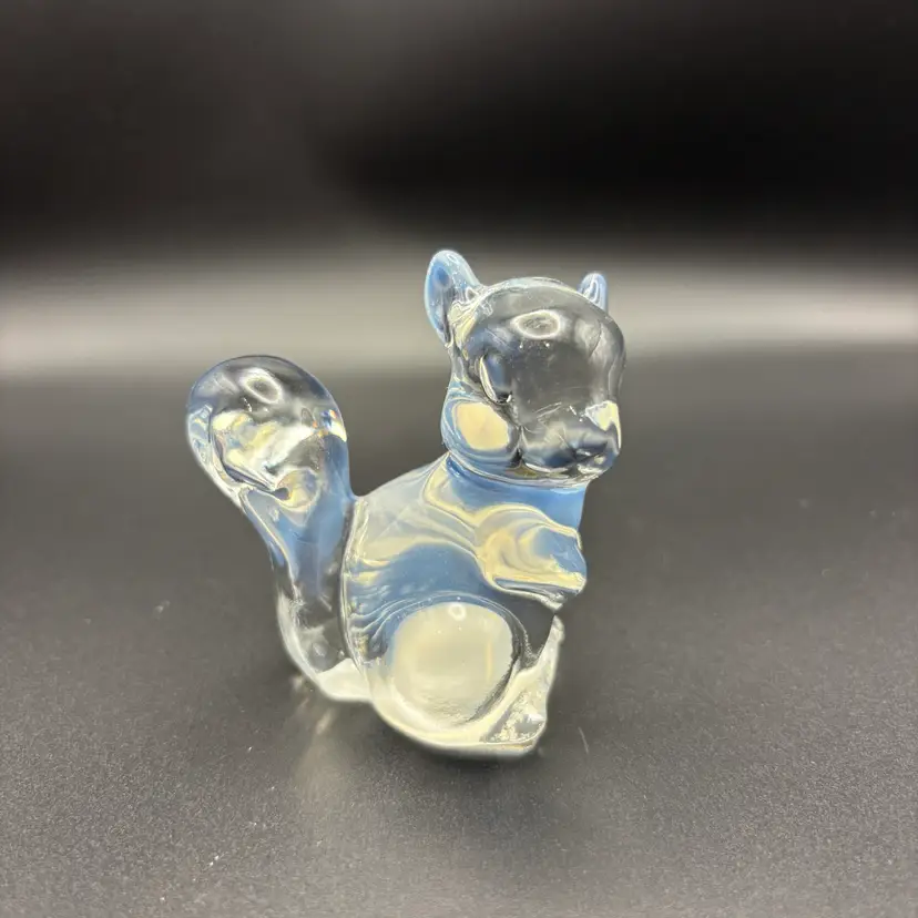 Fenton Glass Opalescent Squirrel