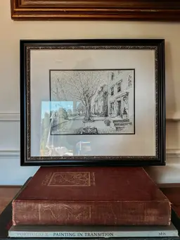 Vintage Line Drawing by Jonathan Frazier