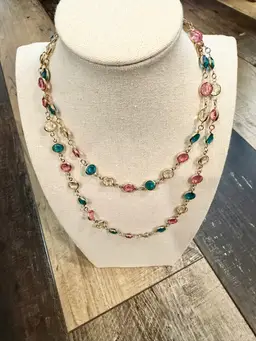 Vintage Swarovski Spring Colored Necklace