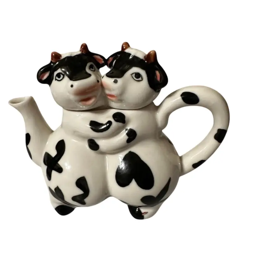Vintage porcelain creamer or miniature teapot