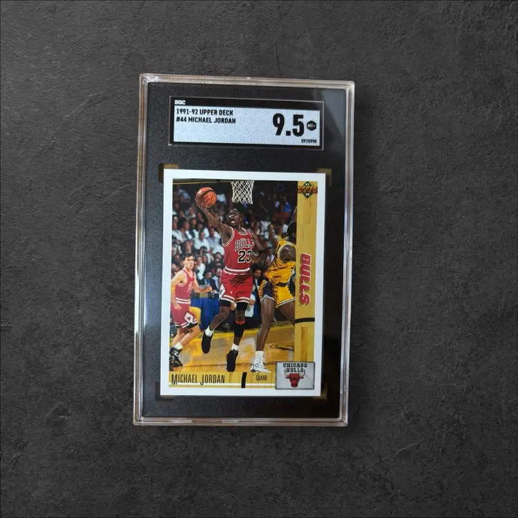 Michael Jordan 1991-92 Upper Deck #44 SGC 9.5 Mint + Chicago Bulls HOF GOAT