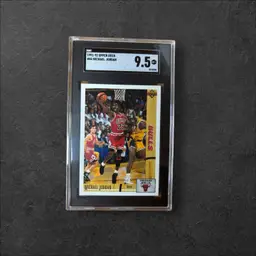 Michael Jordan 1991-92 Upper Deck #44 SGC 9.5 Mint + Chicago Bulls HOF GOAT