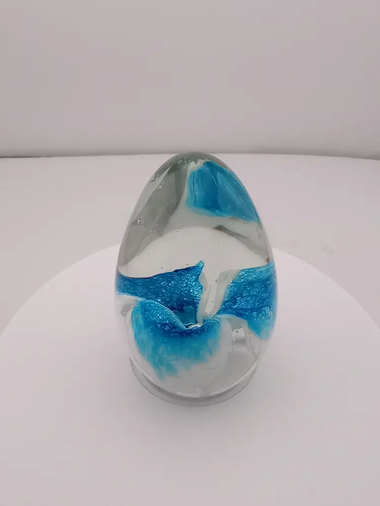 Mt. St. Helens ash paperweight, 1990