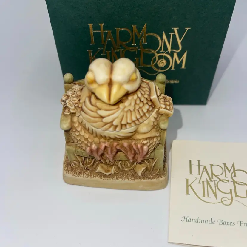 Harmony Kingdom Beak to Beak 1995 Box Figurine