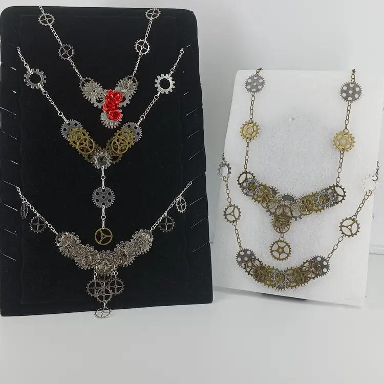Five "Steam Punk" Necklaces
