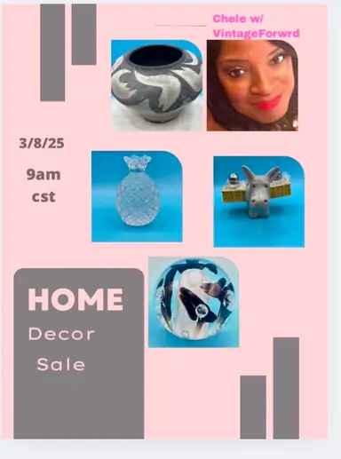 Chele’s Home Decor Sale, Pottery, glass & more🏡🏺🪴