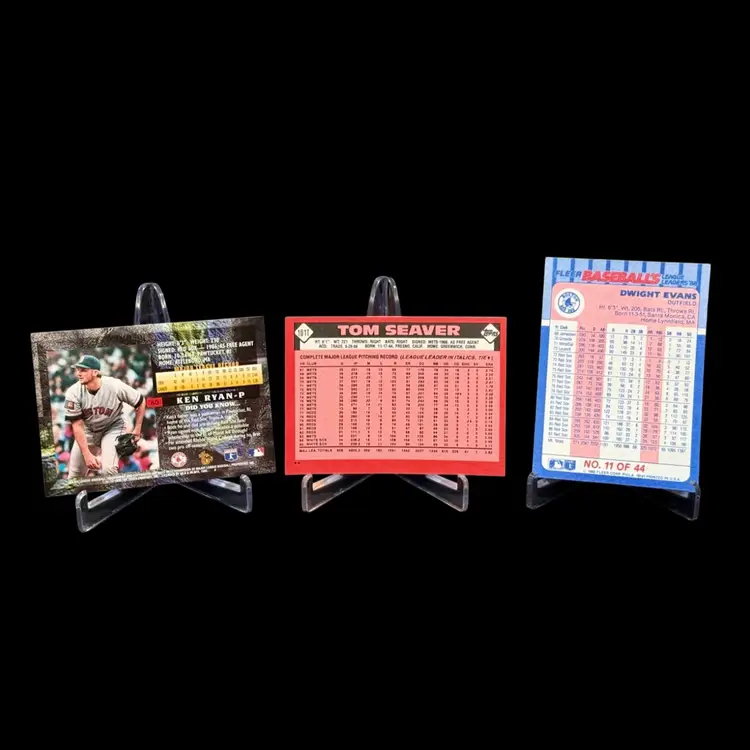 Boston Red Sox Team Lot of 11 Cards Topps Fleer Hall Of Famers All Stars - Seaver Clemens Boggs