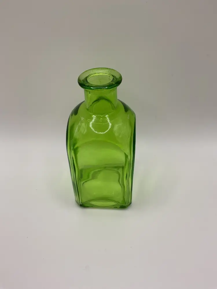 Vintage Green Glass Bottle