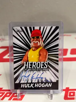 2023 Leaf Heroes Of Wrestling Hulk Hogan Auto