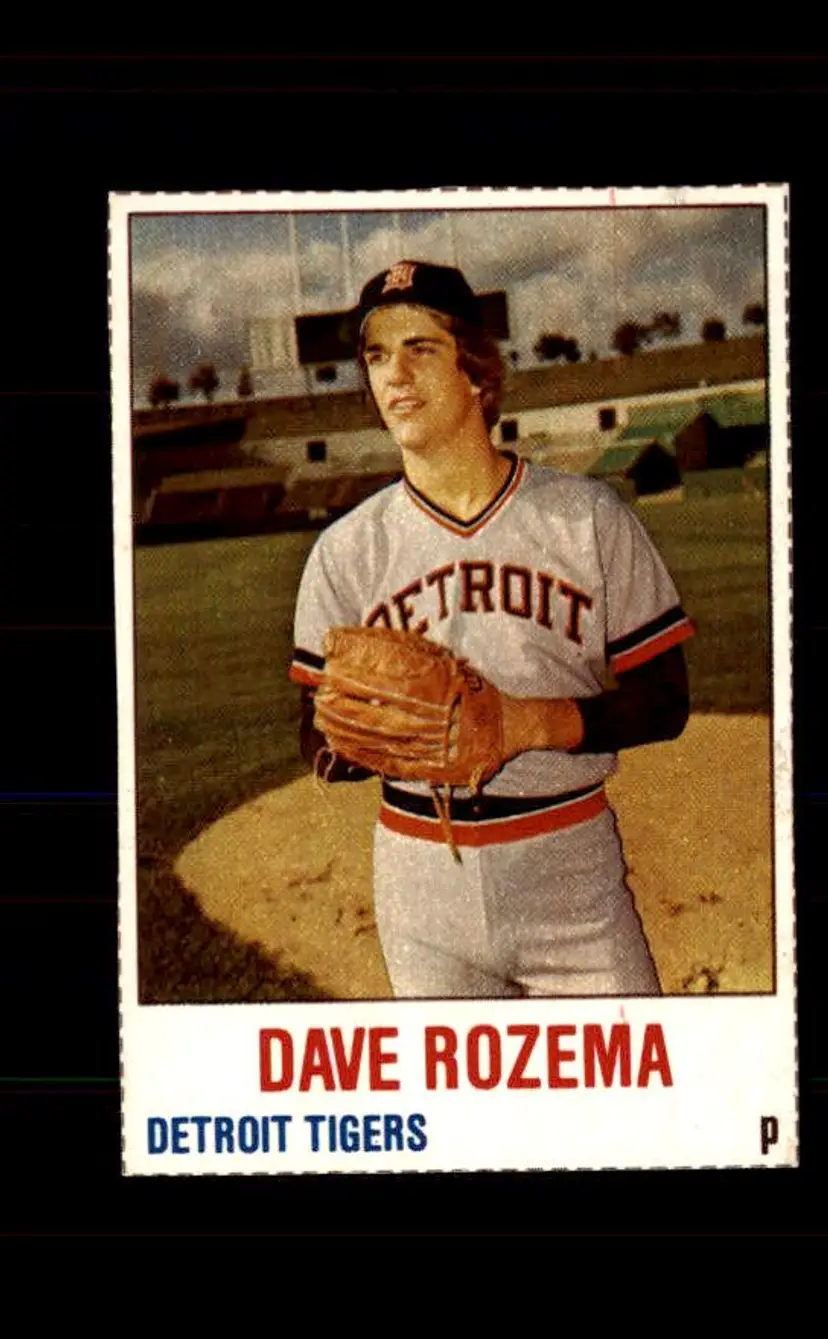 1978 Hostess #36 Dave Rozema - (pk4) - Detroit Tigers