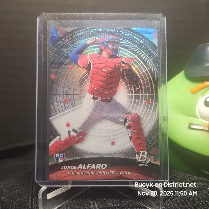 2017 Bowman Platinum Rookie Radar - Jorge Alfaro Philadelphia Phillies