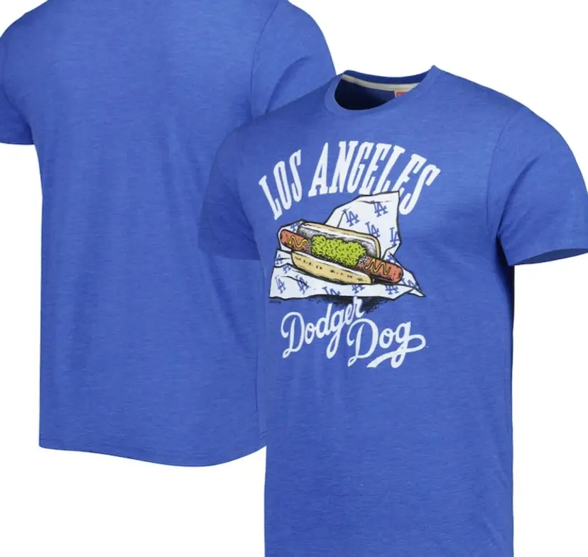 Homage Los Angeles Dodgers Dodger Dogs t-shirt NEW nwot LA Lakers Shohei Ohtani