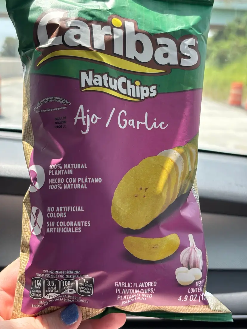 Puerto Rico Garlic Plantain Chips