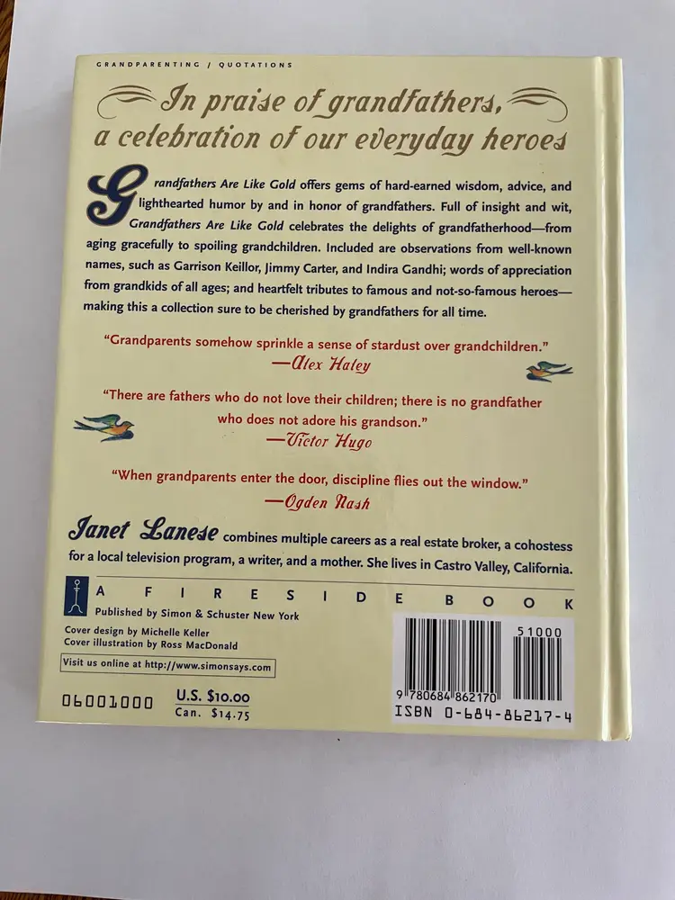 Grandfathers Are Like Gold Book