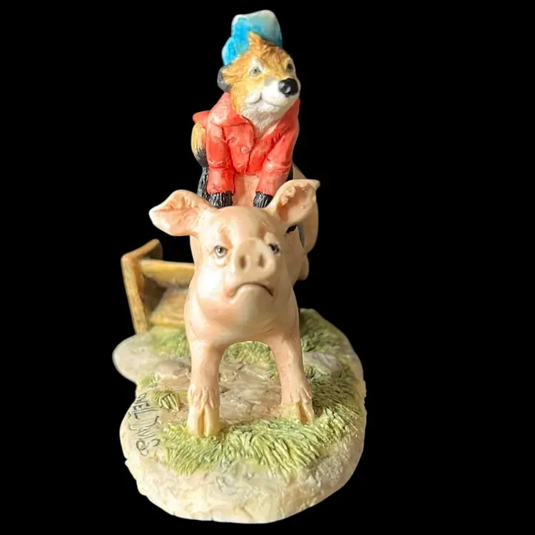 Lowell Davis - Hog Wild - Schmid 1991 Scotland: 4”x 3.5”x 2.75”