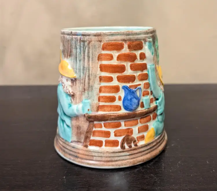 Vintage H.J. Wood Ltd Burslem England Handpainted Mug