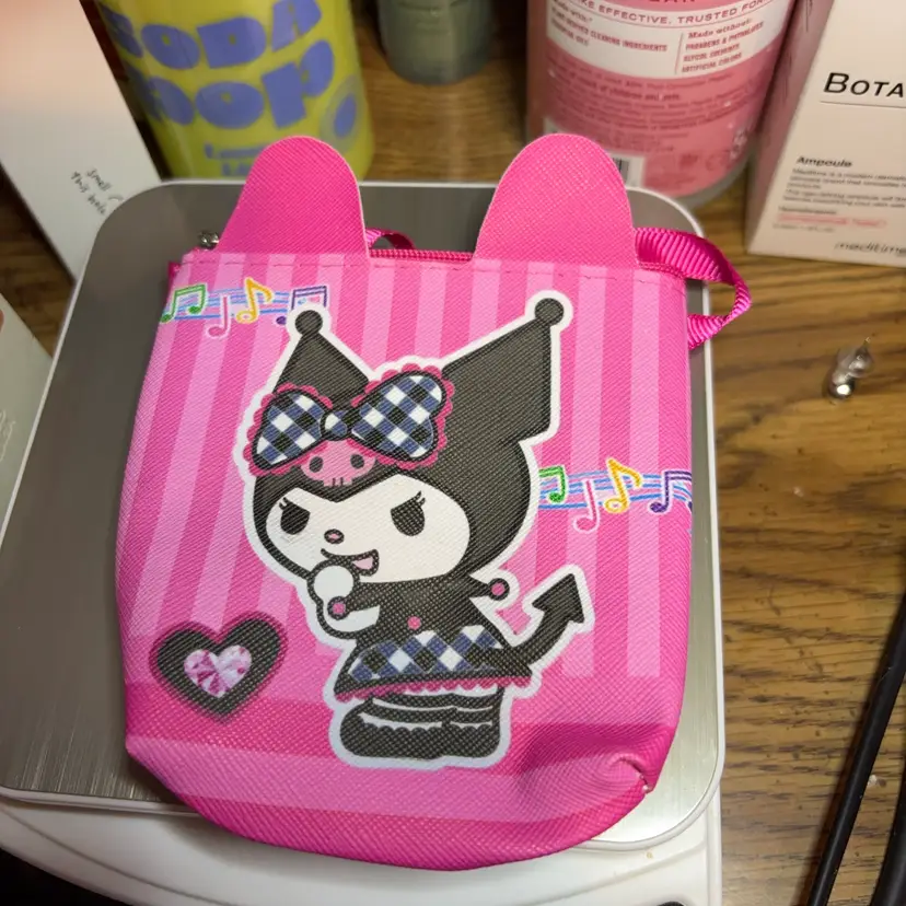 Kuromi With Zipper And Strap