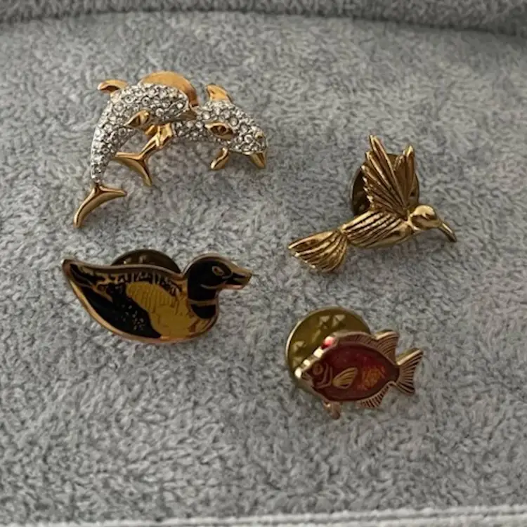 Set Of 4 Animal Pins
