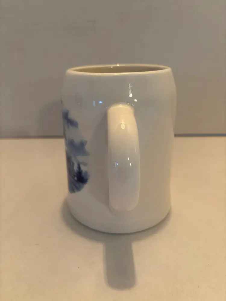 Vintage Delft Blue Stein/Mug Windmill Ter Steege BV Hand Painted in Holland