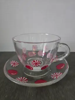 2007 Starbucks Christmas Tea Cup