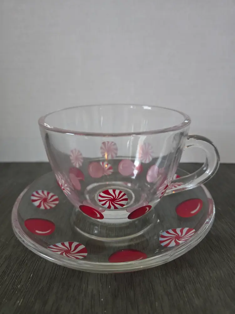 2007 Starbucks Christmas Tea Cup