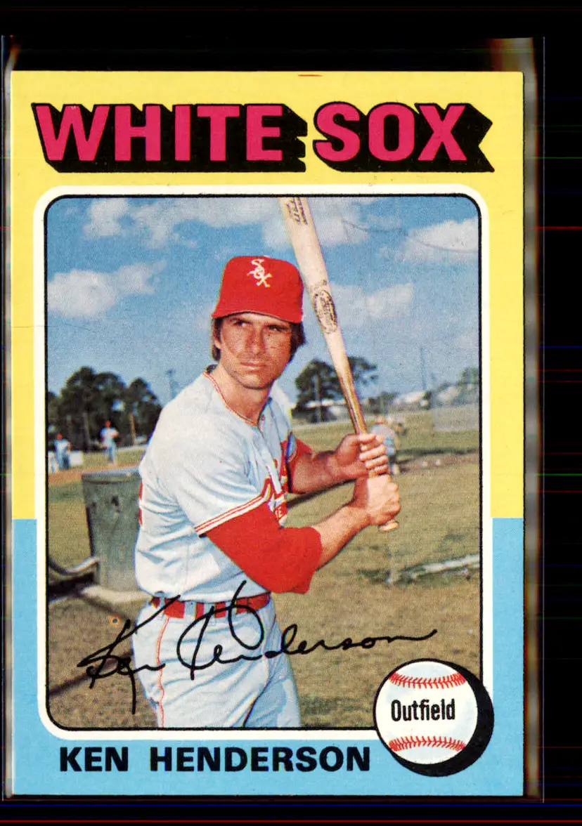 Ken Henderson 1975 Topps #59 - Chicago White Sox - (pk4-33)