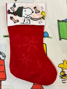 Snoopy Stocking Made by Ruz