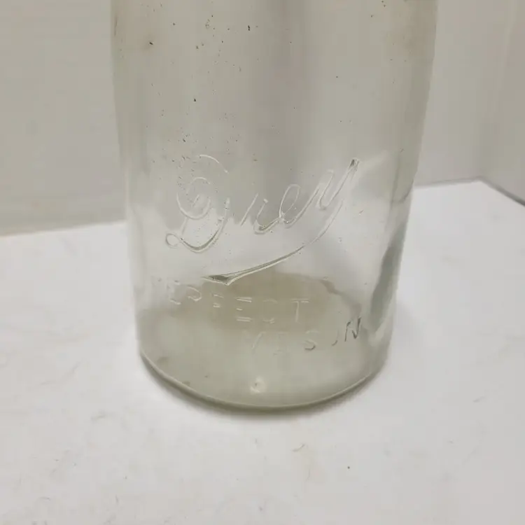 Antique Glass Oil Bottle With Flexible Spout Duraglas