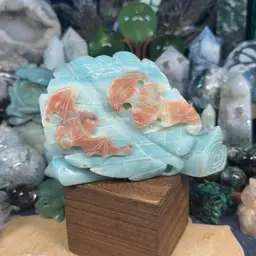 Bats On Leaf Caribbean Calcite