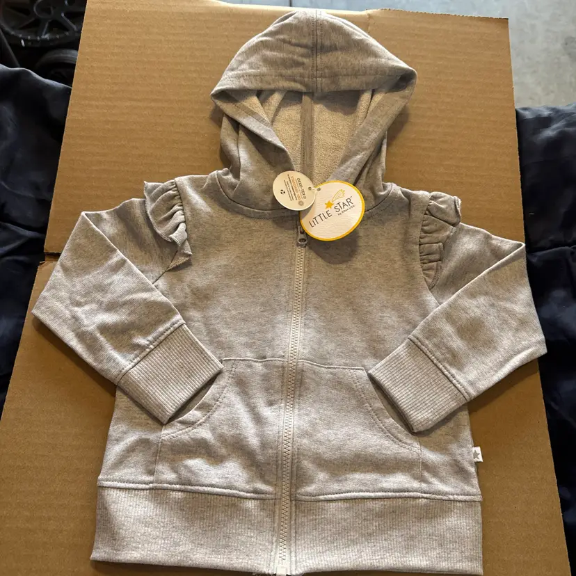 Little Star Baby Girls 12 Month full zip jacket