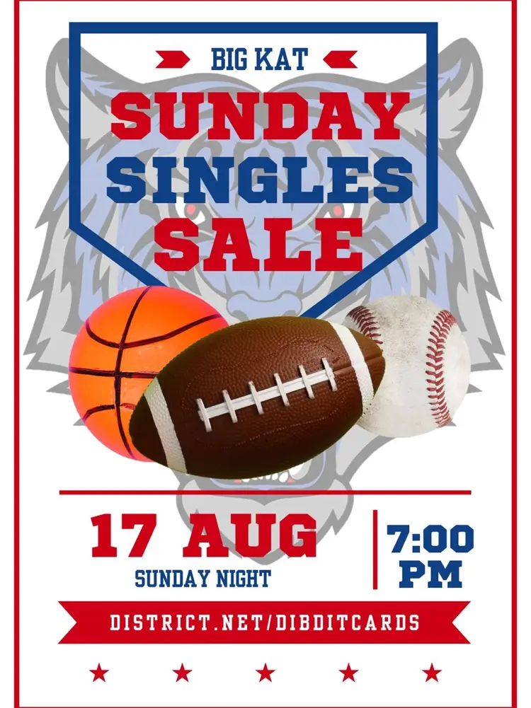 Sunday Singles! NFL MLB NBA! 7p CT