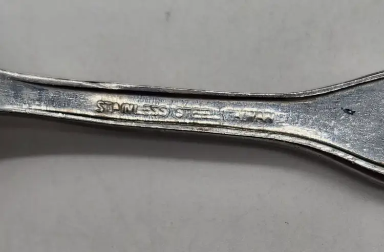 Vintage & Preowned 2 -Stainless Steel Baby / Toddler Forks, 4.5" & 5" Length