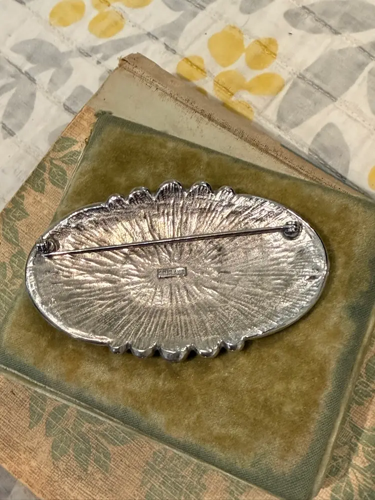 Dauplaise Silver Tone Brooch