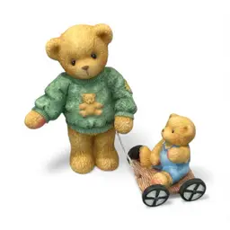 Cherished Teddies Thanks for Teaching Me Real World Figurine With Original Box