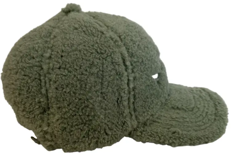 Aspen Colorado Ski Hat Mint Green Faux Teddy Fleece Adjustable Hat by Good Land