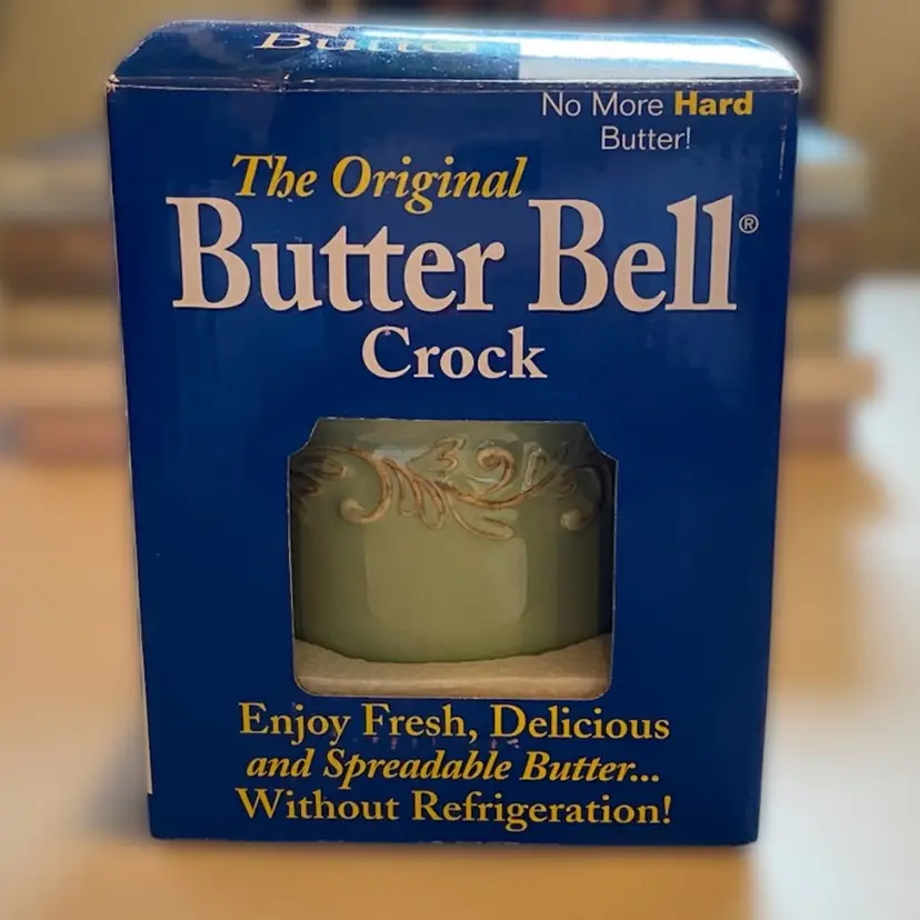 French Butter Bell - The Original Butter Bell Crock - Antique Sea Spray