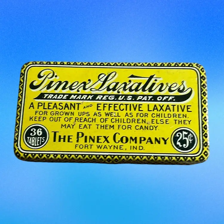Pinex Laxative Tin