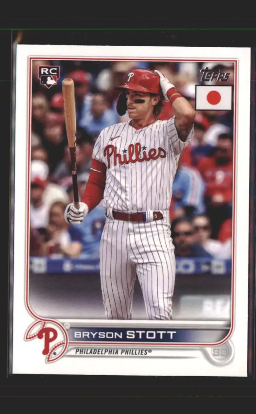 2022 Topps Japan Edition #198 Bryson Stott - (137) - Philadelphia Phillies