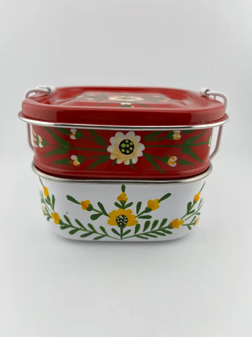 Scandinavian Flair-Metal lunch Pack that fastens