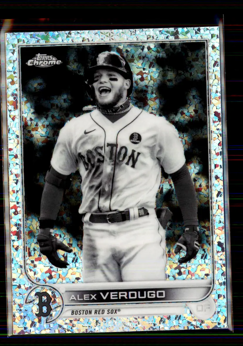 Alex Verdugo 2022 Topps Chrome Speckle Refractor #33 - Boston Red Sox - (147-257)