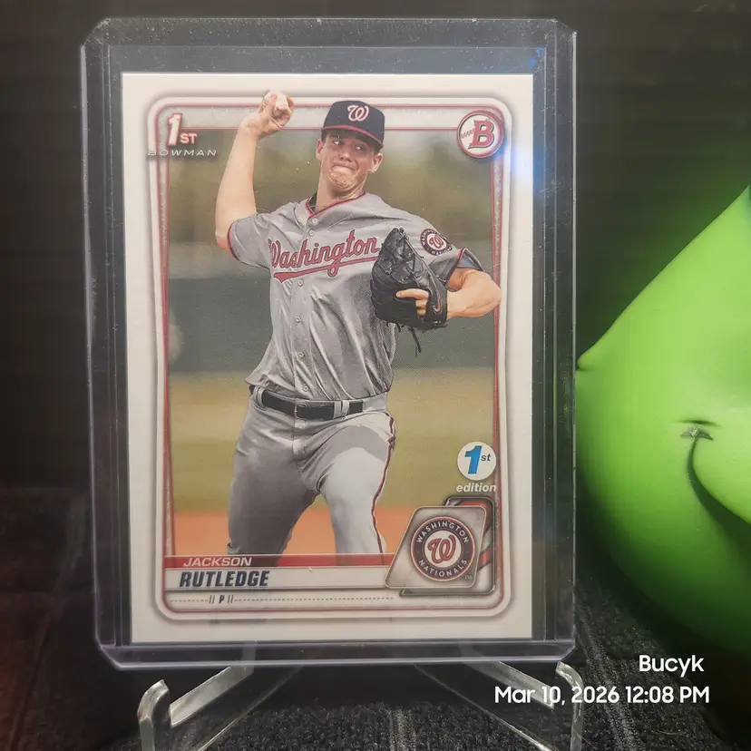 2020 Bowman 1st edition - Jackson Rutledge Washington Nationals