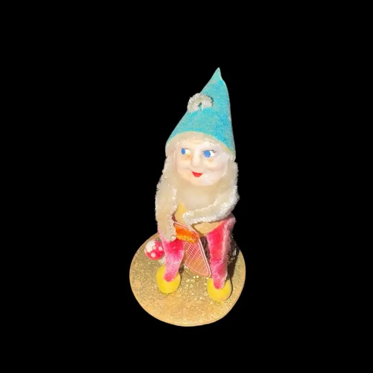 Vintage Elf Goober With Blue Hat