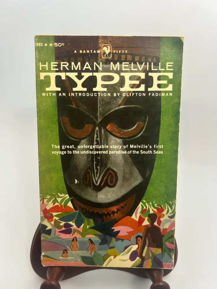 Vintage 'Typee' By Herman Melville Paperback Bantam Books 1958