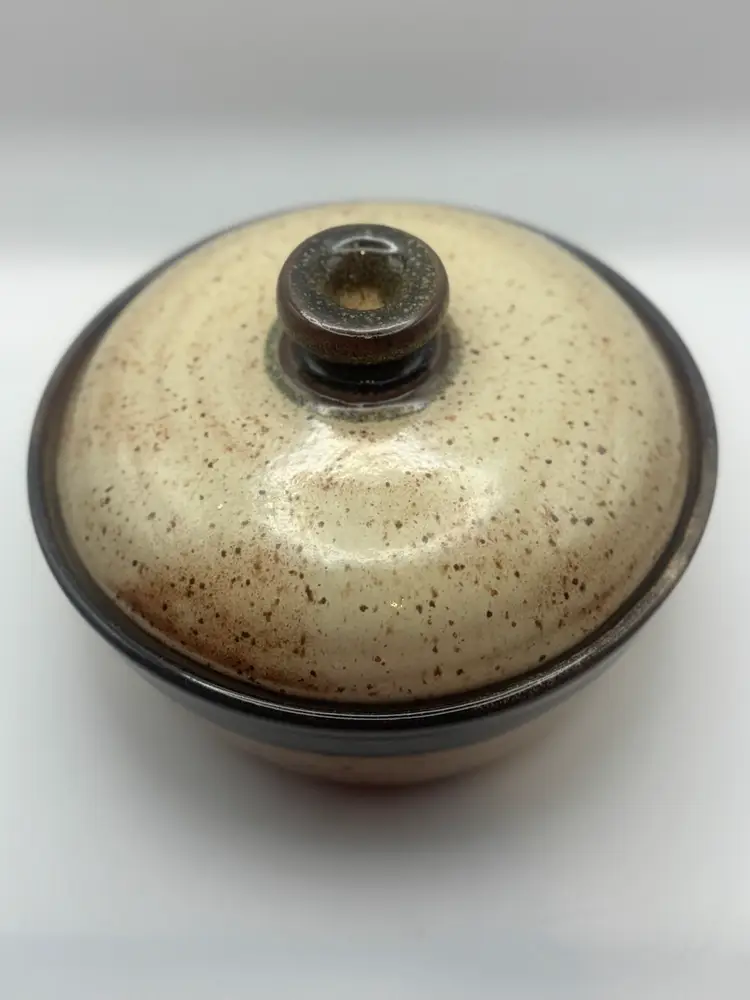 Stunning Studio Pottery Covered Casserole/Baker Signed By Artist