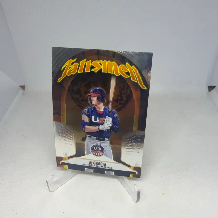 2026 PRIZM STARS AND STRIPES BASEBALL AJ GRACIA TALISMEN INSERT