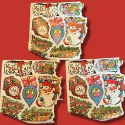 Lot Of 3 NOS Christmas Seals