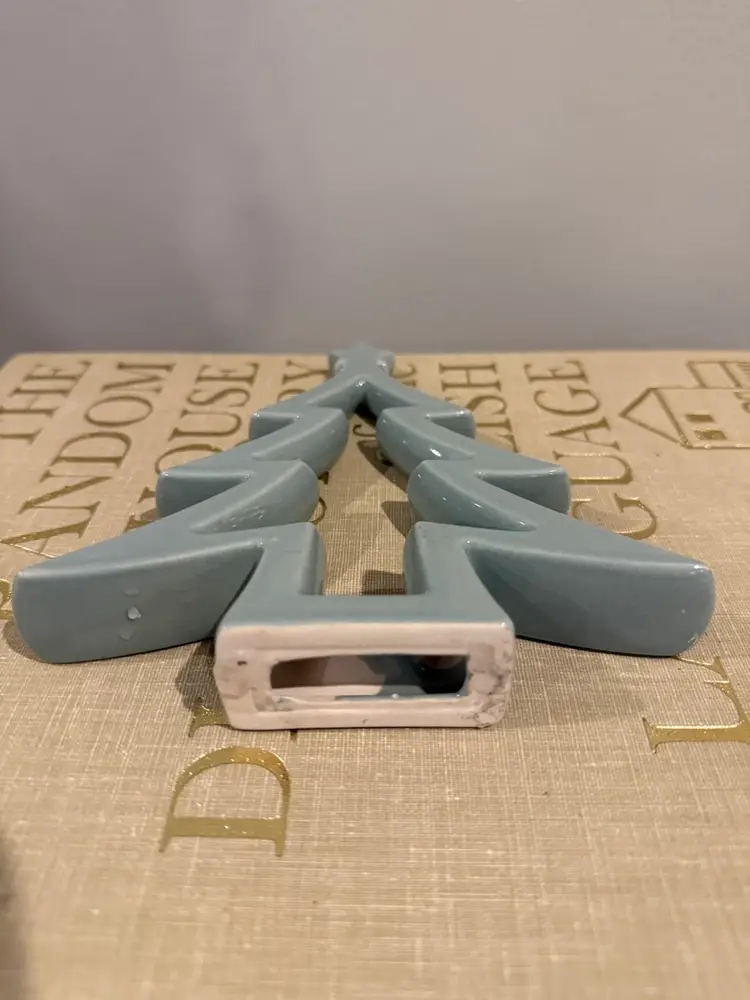 Ceramic Christmas Tree Tabletop Decoration White